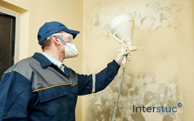 Latex spuiten muur